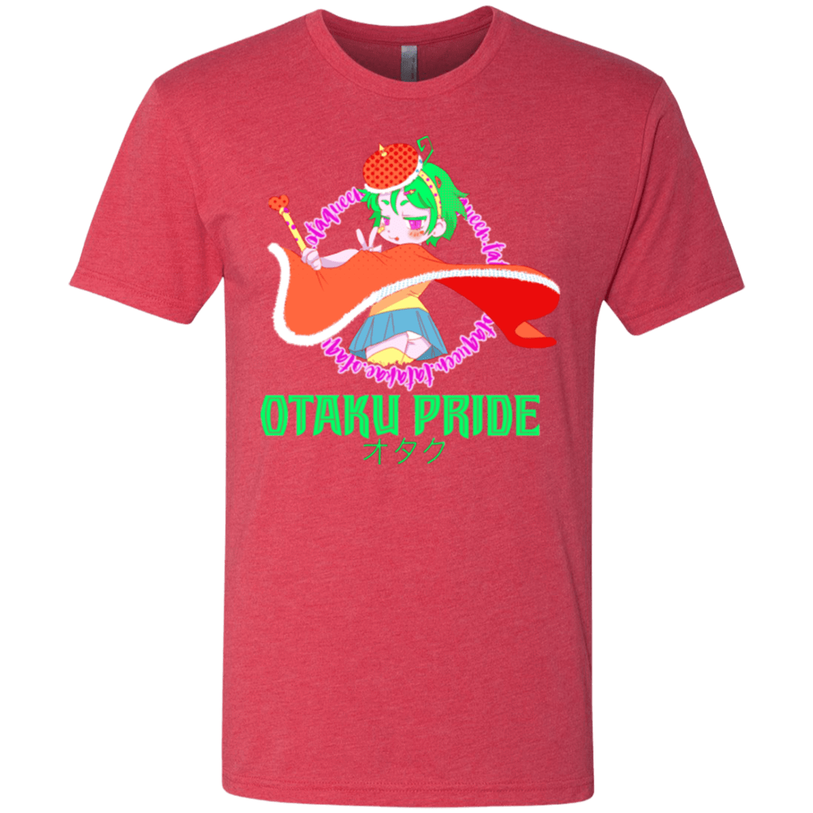 T-Shirts Vintage Red / S Otaqueen Men's Triblend T-Shirt