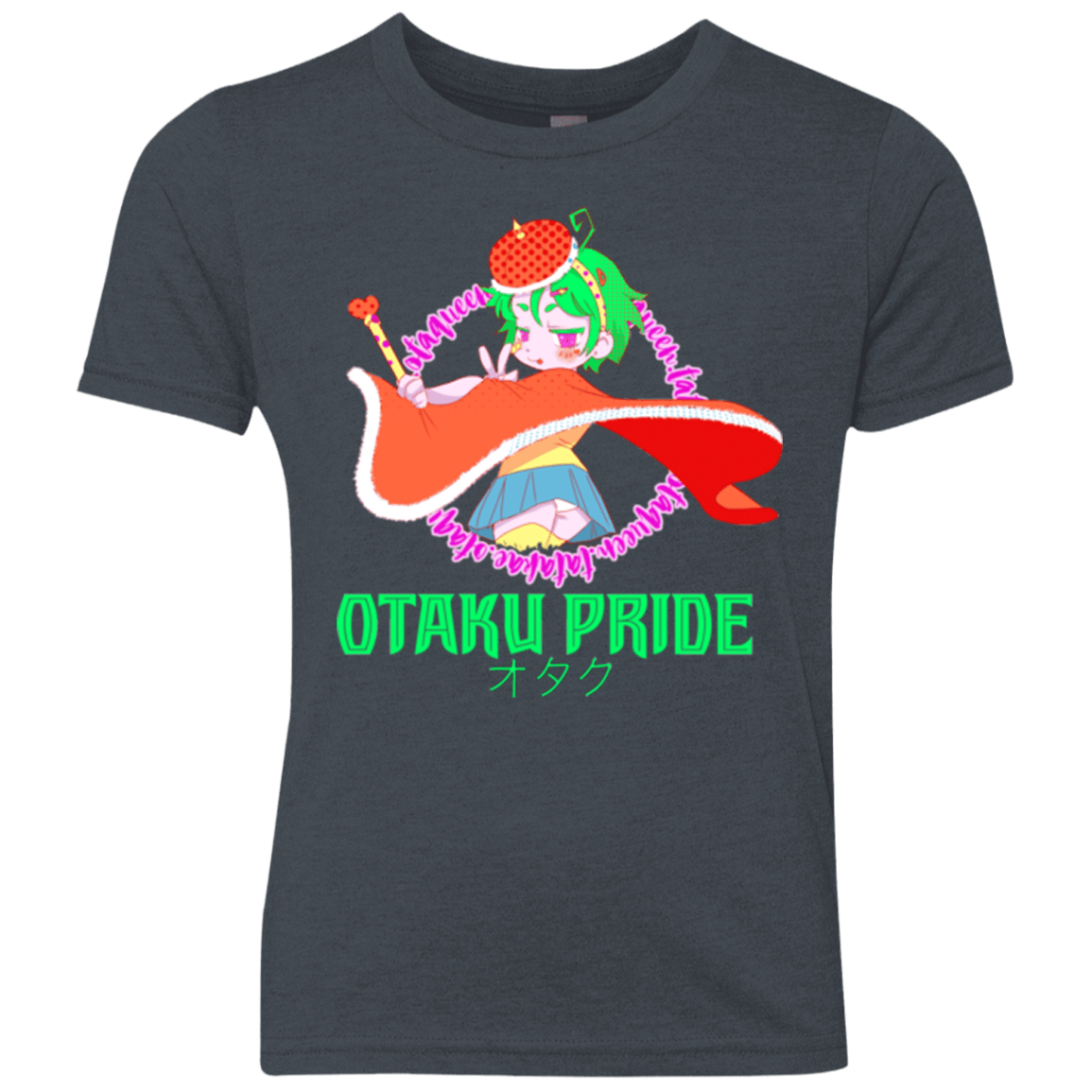 T-Shirts Vintage Navy / YXS Otaqueen Youth Triblend T-Shirt