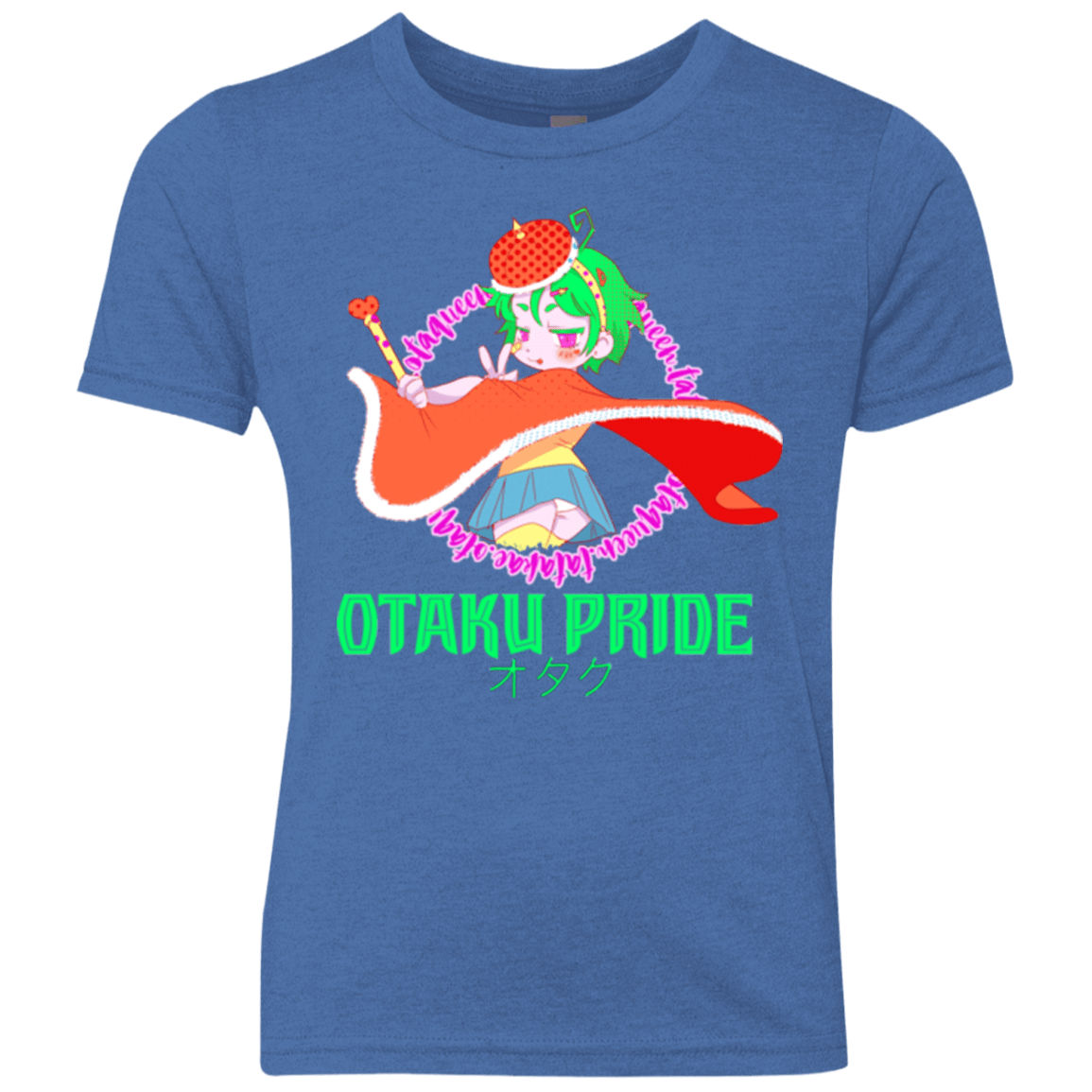 T-Shirts Vintage Royal / YXS Otaqueen Youth Triblend T-Shirt