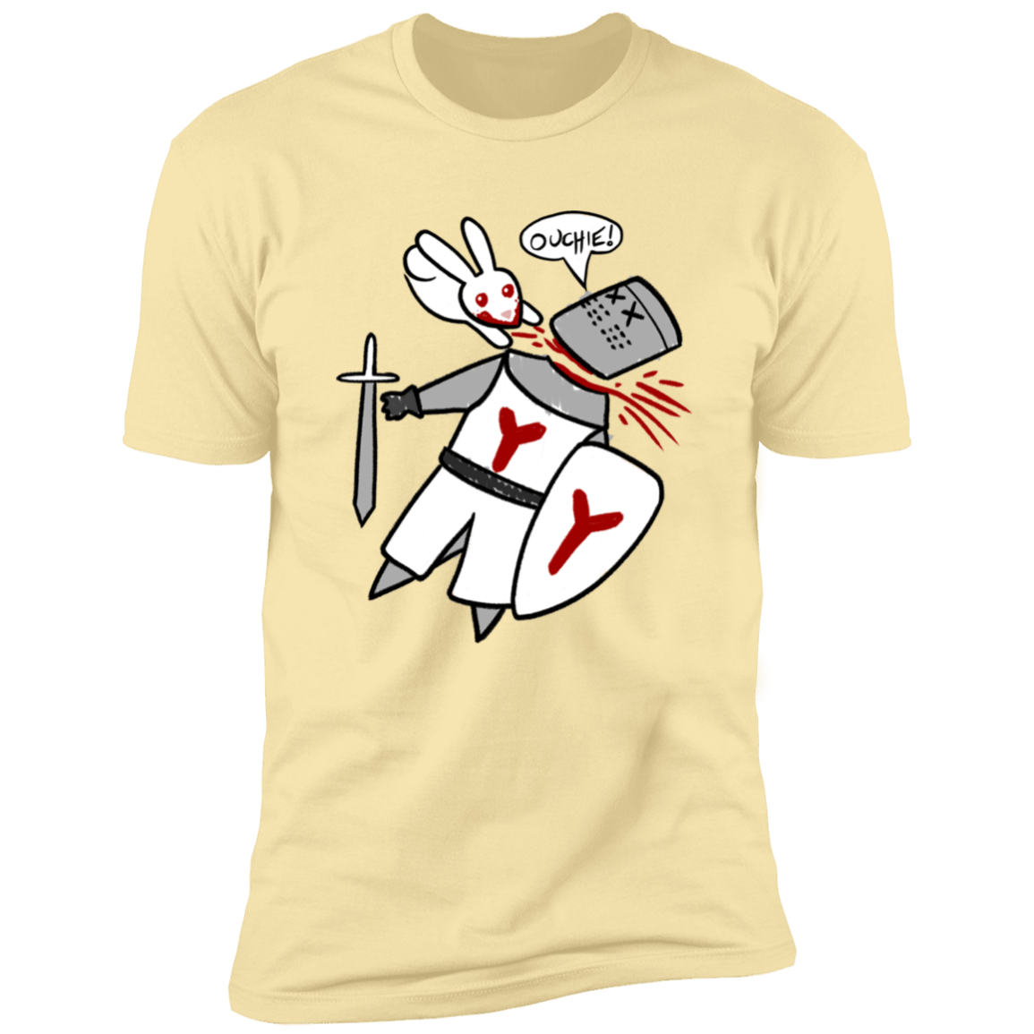 T-Shirts Banana Cream / S Ouchie Cute Men's Premium T-Shirt