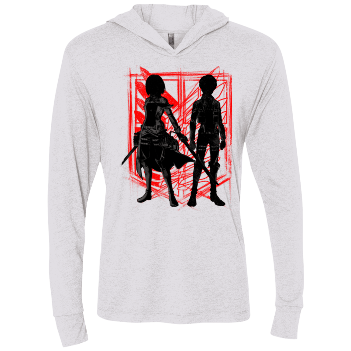 T-Shirts Heather White / X-Small Our Only Hope Triblend Long Sleeve Hoodie Tee