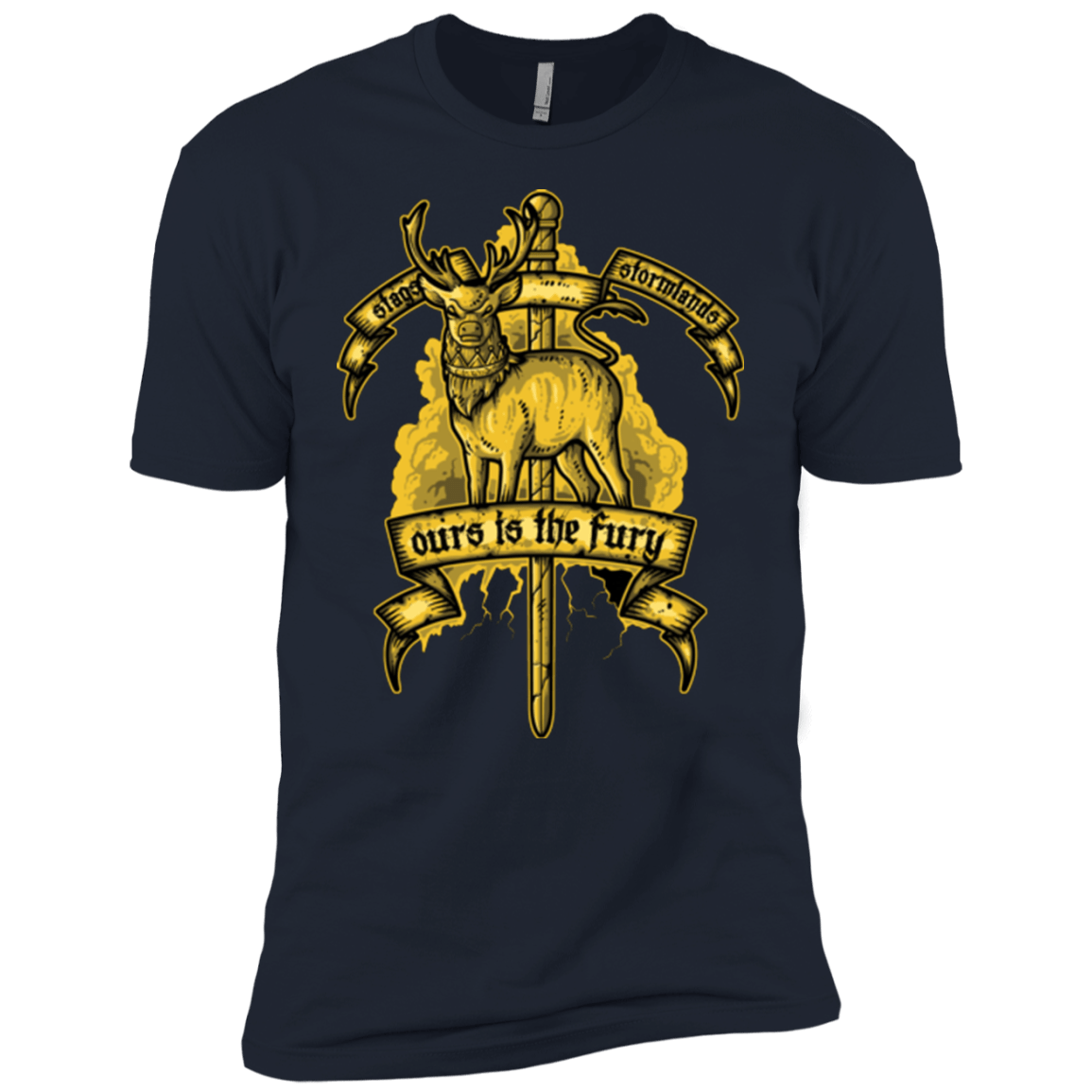 T-Shirts Midnight Navy / YXS OURS IS THE FURY Boys Premium T-Shirt