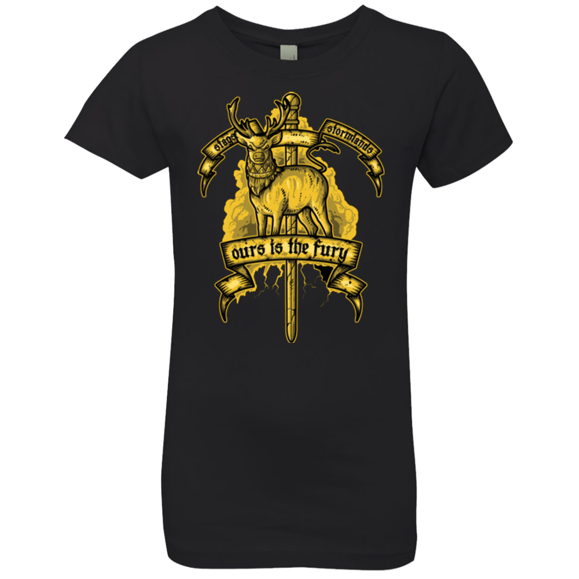 T-Shirts Black / YXS OURS IS THE FURY Girls Premium T-Shirt