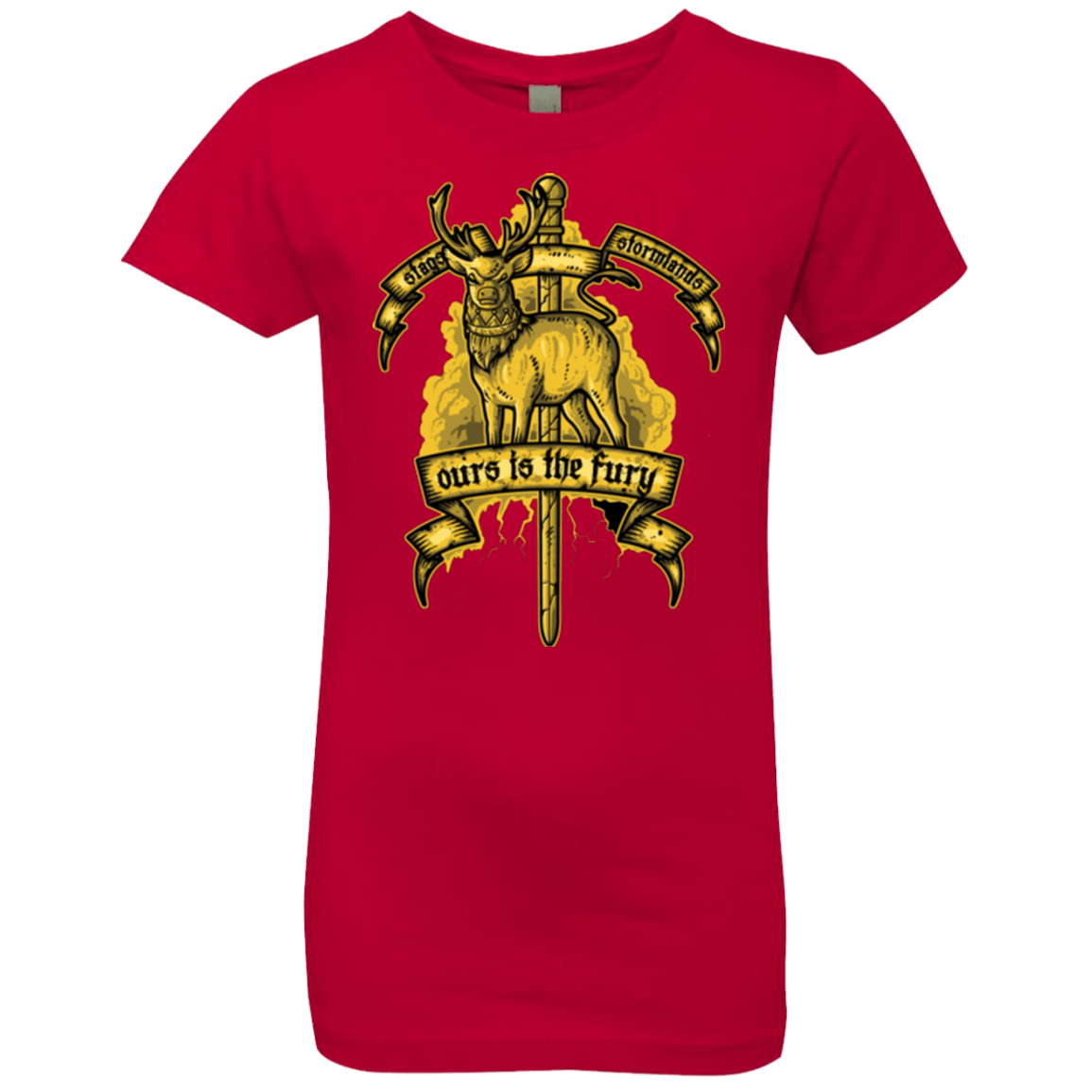 T-Shirts Red / YXS OURS IS THE FURY Girls Premium T-Shirt