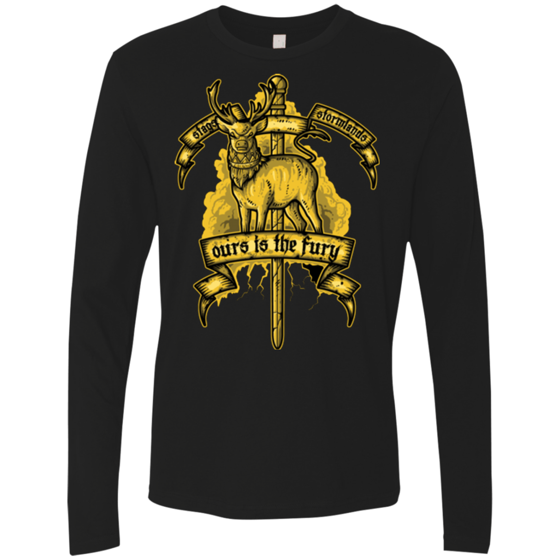 T-Shirts Black / Small OURS IS THE FURY Men's Premium Long Sleeve