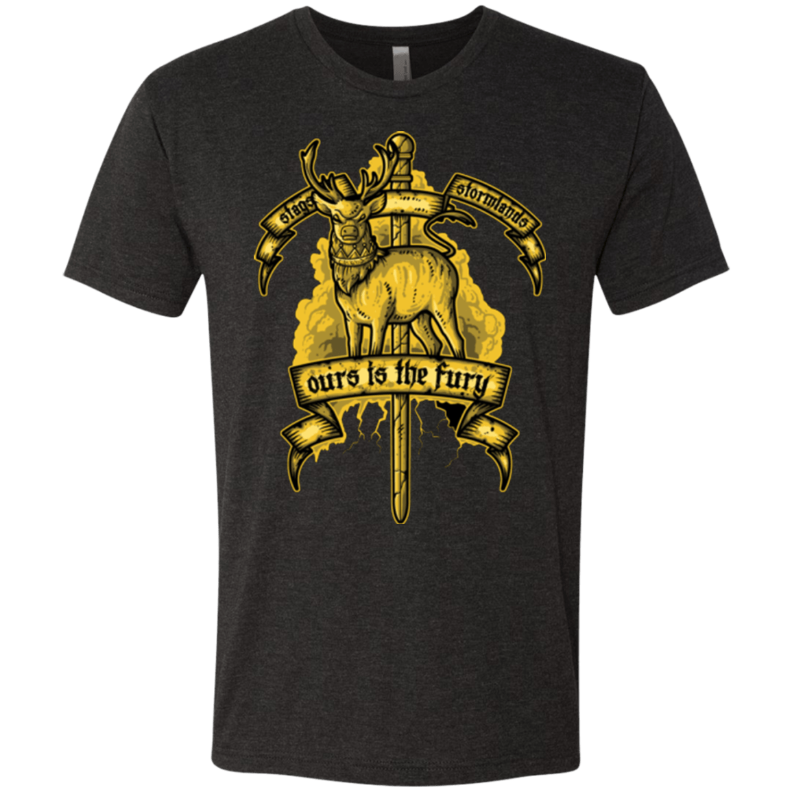 T-Shirts Vintage Black / Small OURS IS THE FURY Men's Triblend T-Shirt