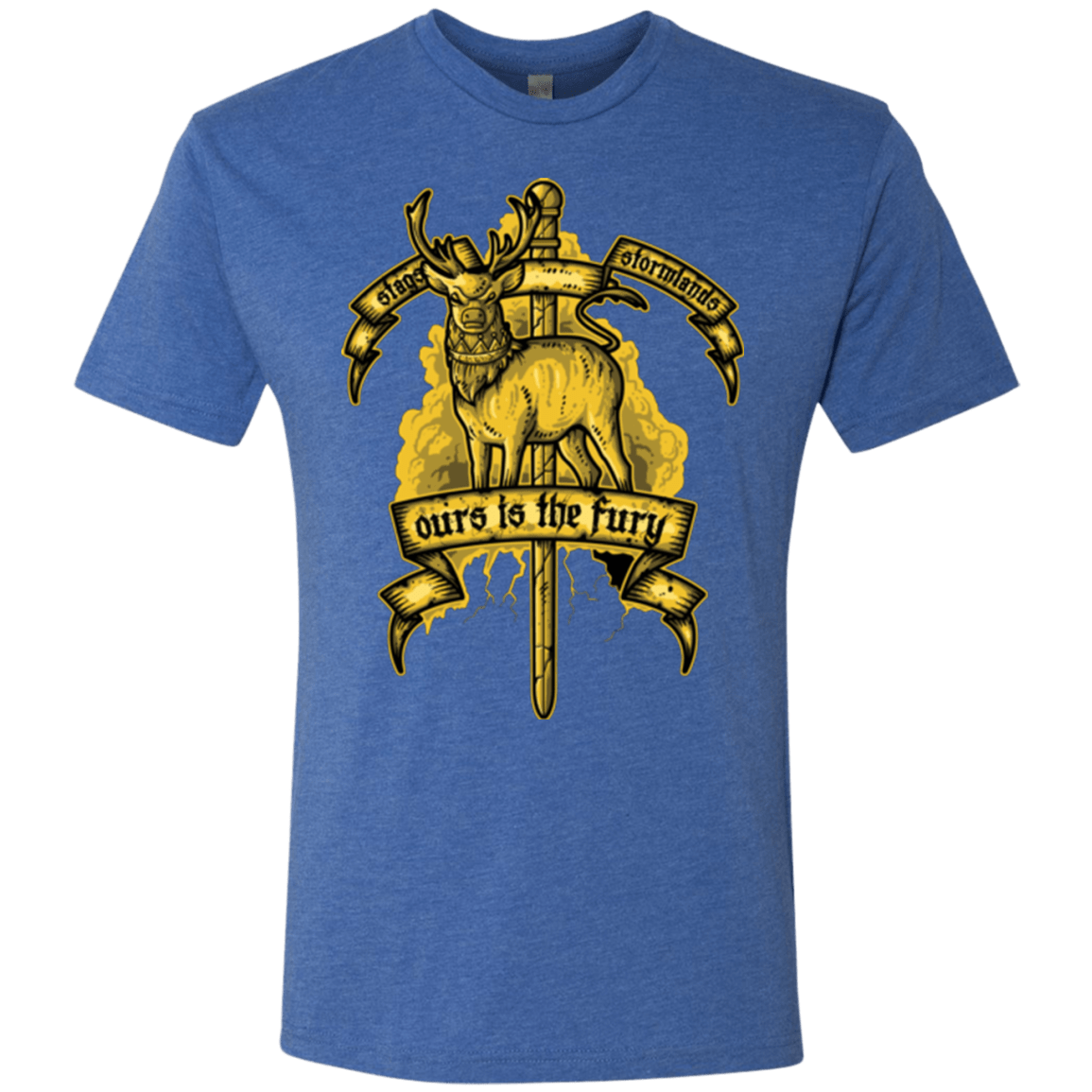 T-Shirts Vintage Royal / Small OURS IS THE FURY Men's Triblend T-Shirt