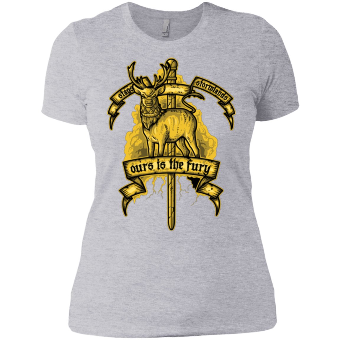 T-Shirts Heather Grey / X-Small OURS IS THE FURY Women's Premium T-Shirt