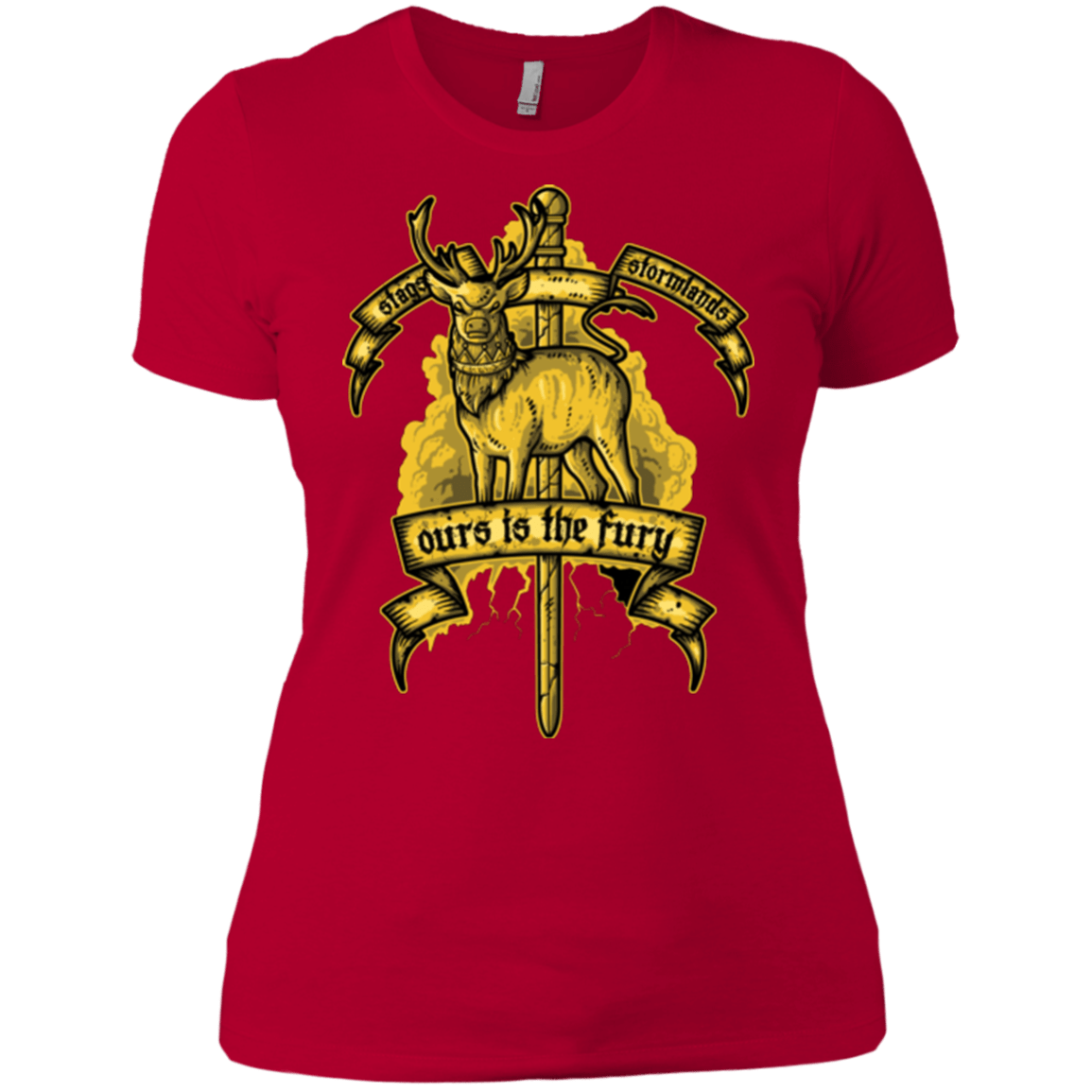 T-Shirts Red / X-Small OURS IS THE FURY Women's Premium T-Shirt