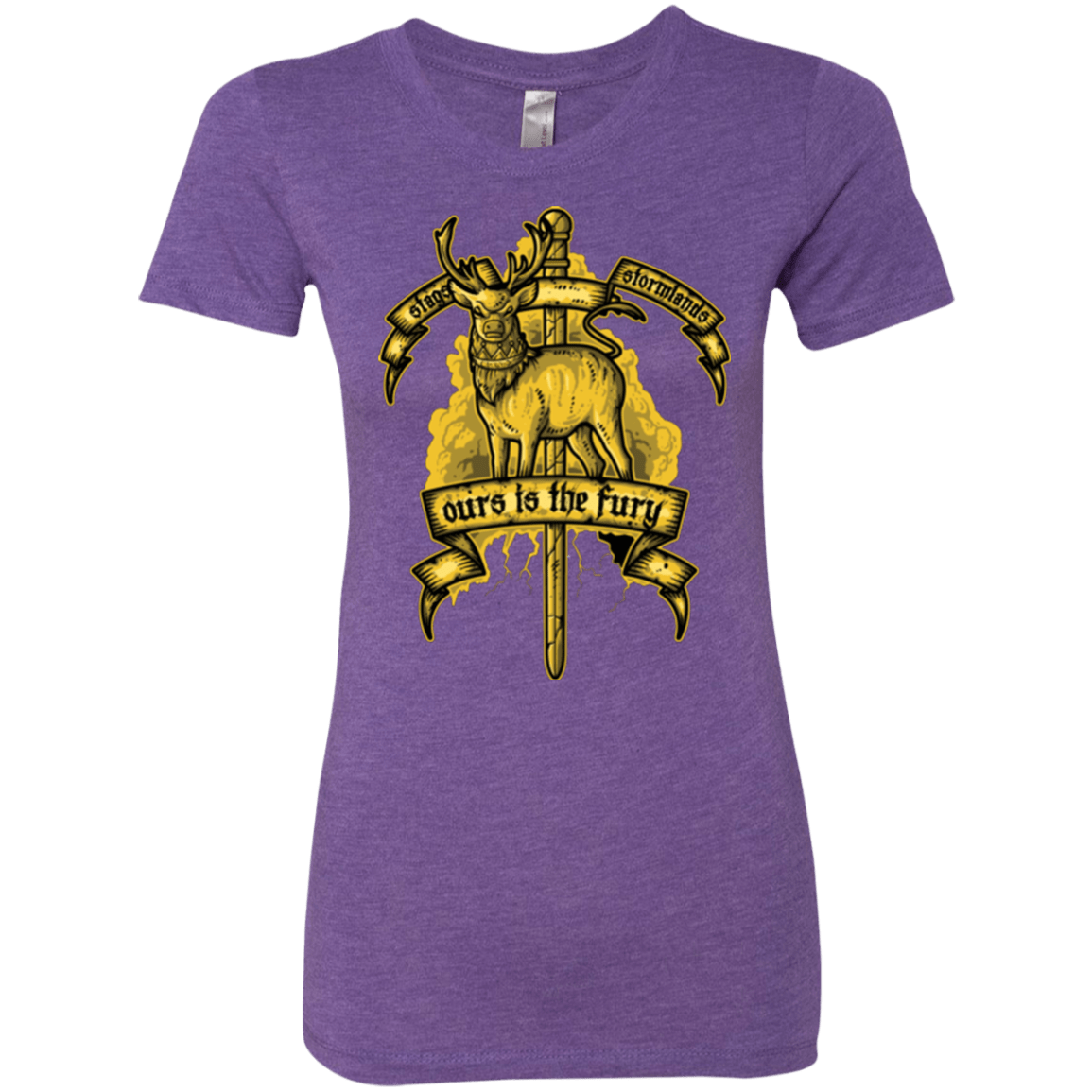 T-Shirts Purple Rush / Small OURS IS THE FURY Women's Triblend T-Shirt