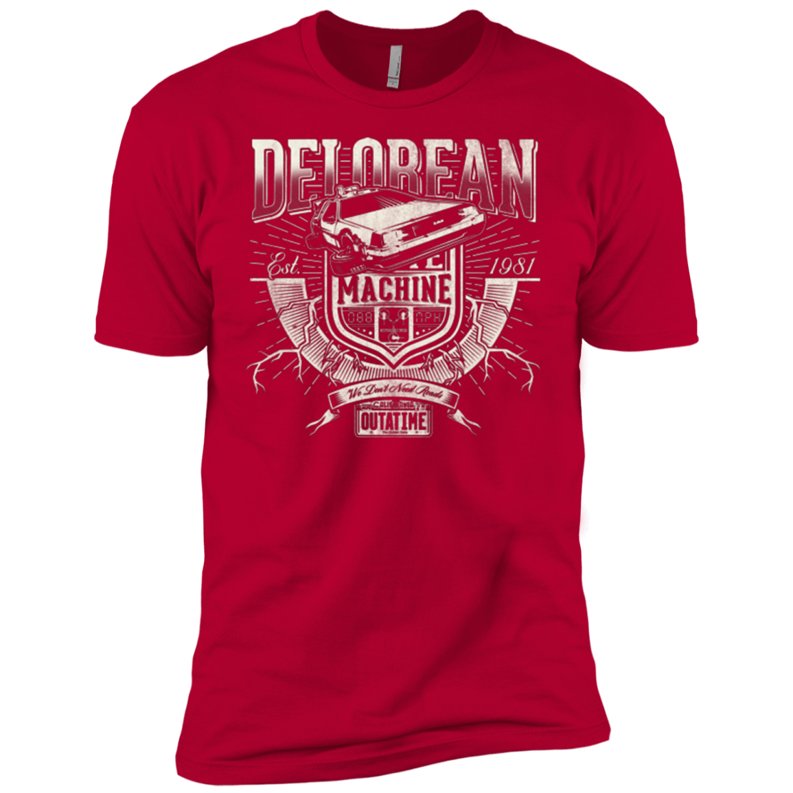 T-Shirts Red / YXS Outa Time Boys Premium T-Shirt