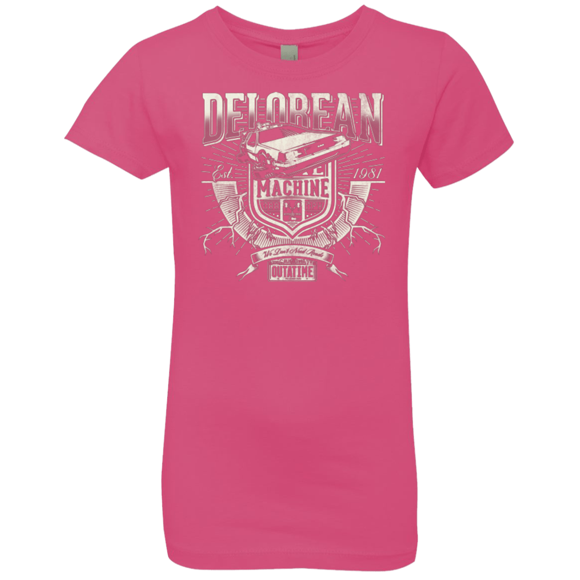 T-Shirts Hot Pink / YXS Outa Time Girls Premium T-Shirt