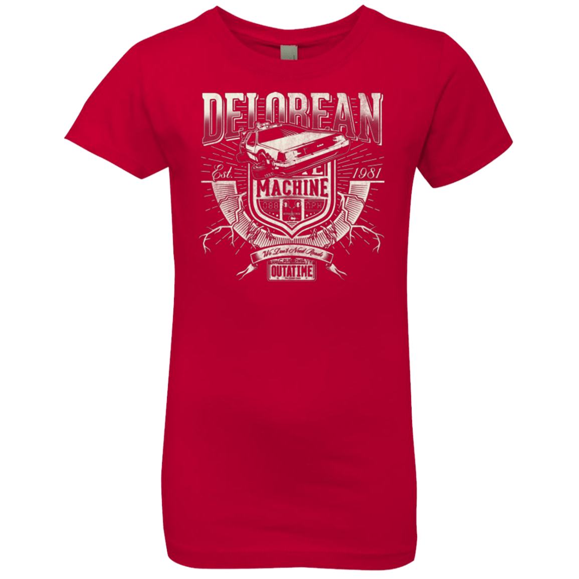 T-Shirts Red / YXS Outa Time Girls Premium T-Shirt