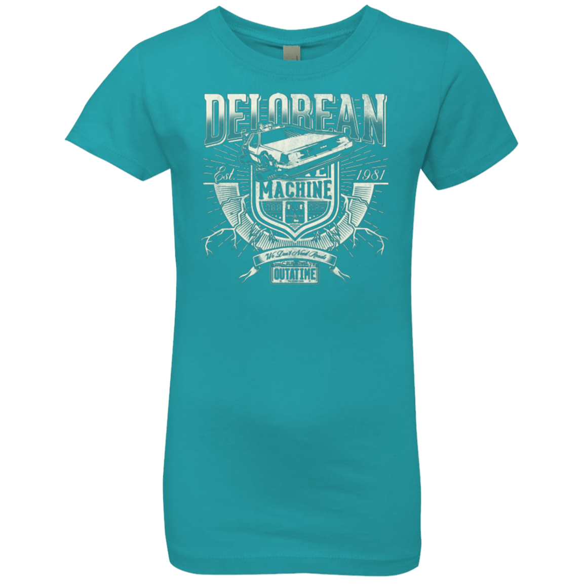 T-Shirts Tahiti Blue / YXS Outa Time Girls Premium T-Shirt