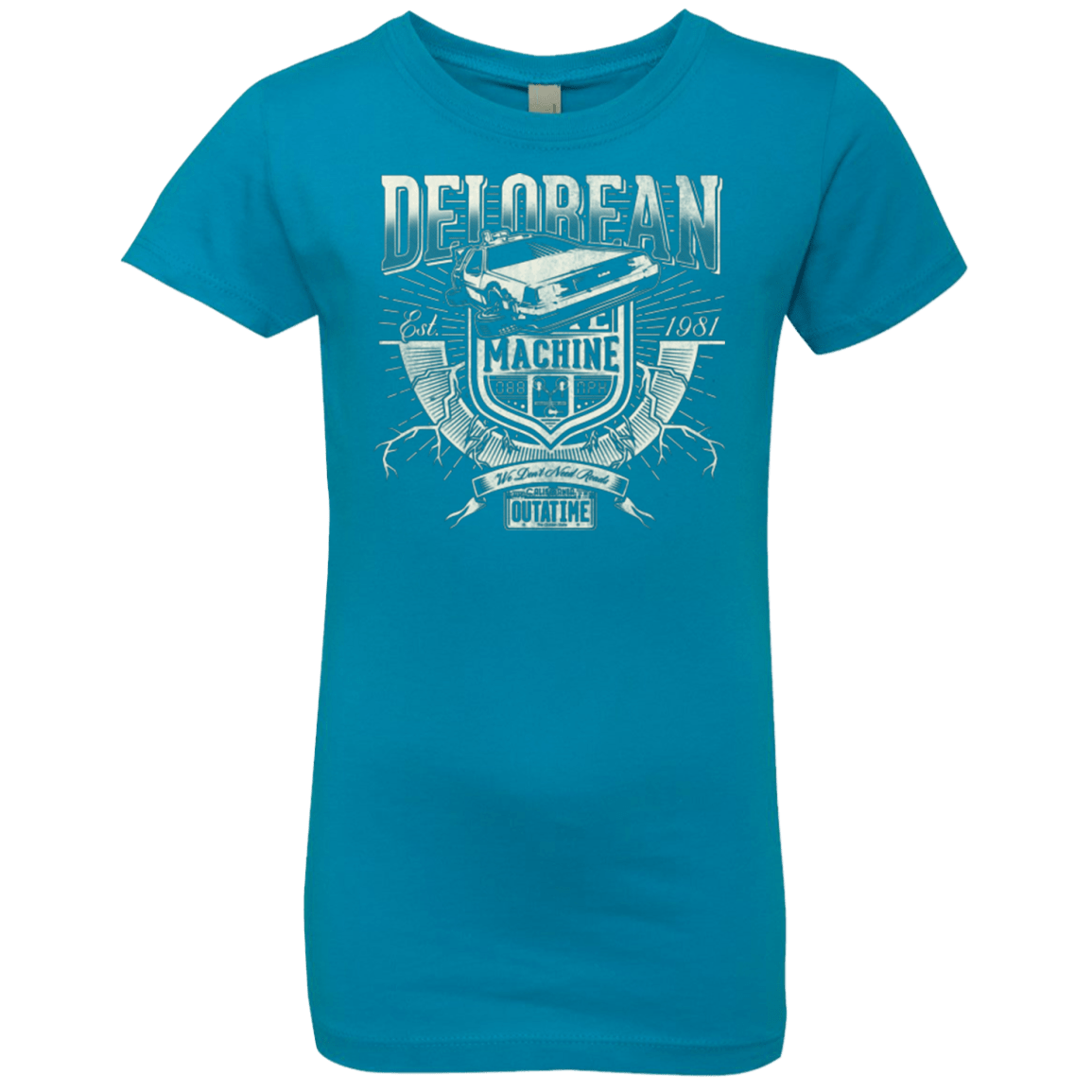 T-Shirts Turquoise / YXS Outa Time Girls Premium T-Shirt