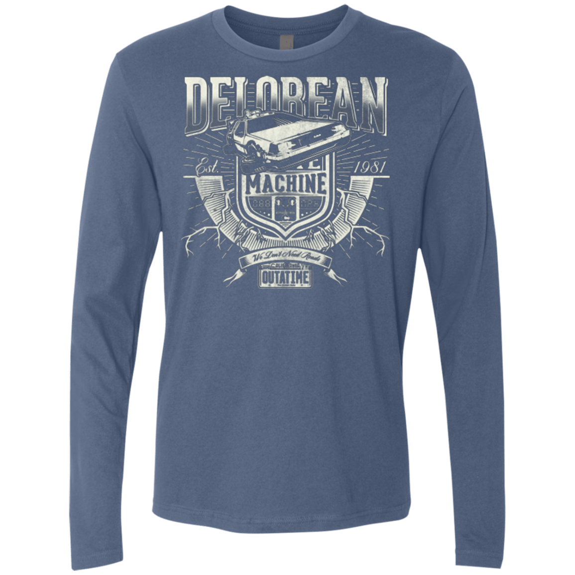 T-Shirts Indigo / Small Outa Time Men's Premium Long Sleeve