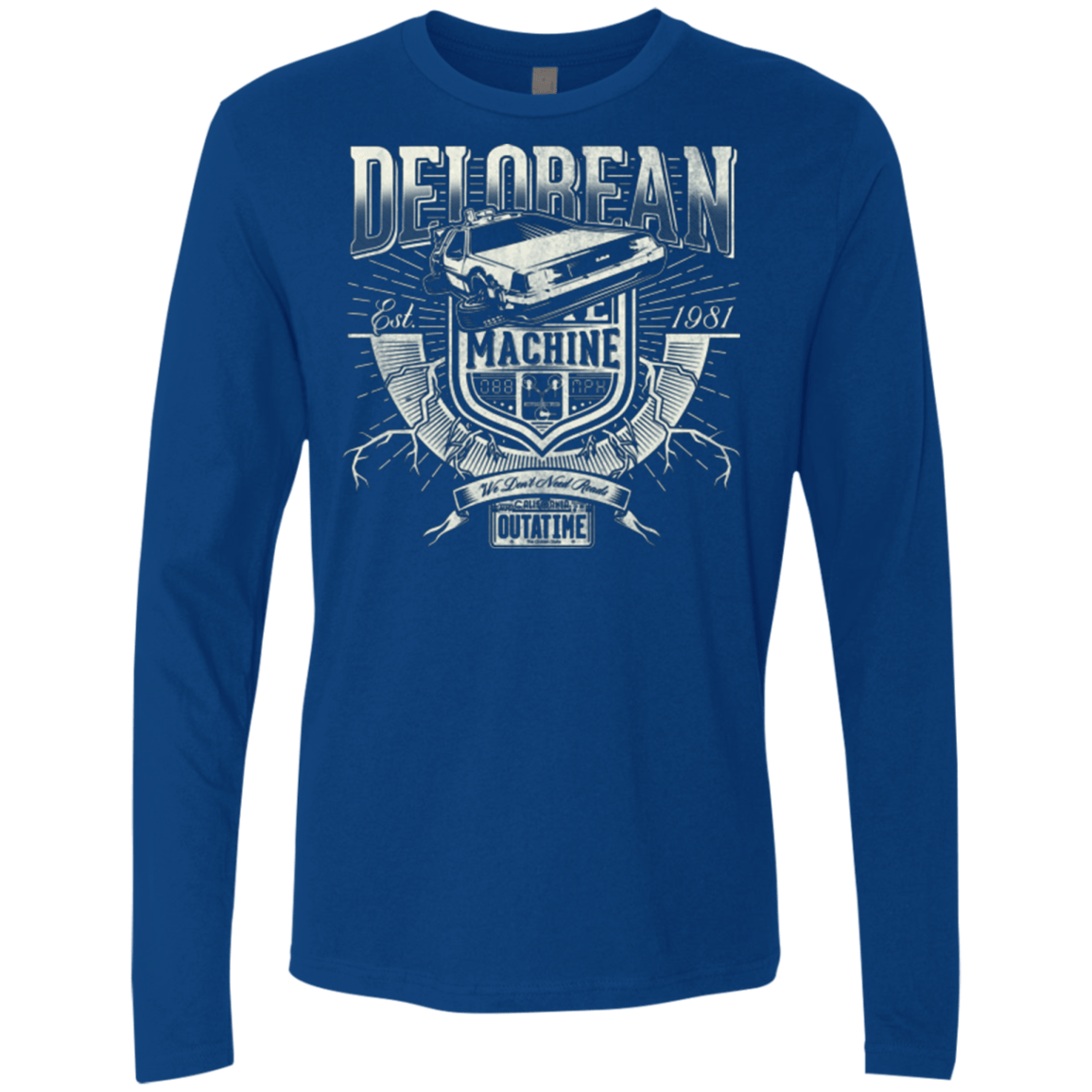 T-Shirts Royal / Small Outa Time Men's Premium Long Sleeve