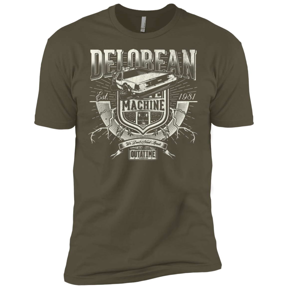 T-Shirts Military Green / X-Small Outa Time Men's Premium T-Shirt