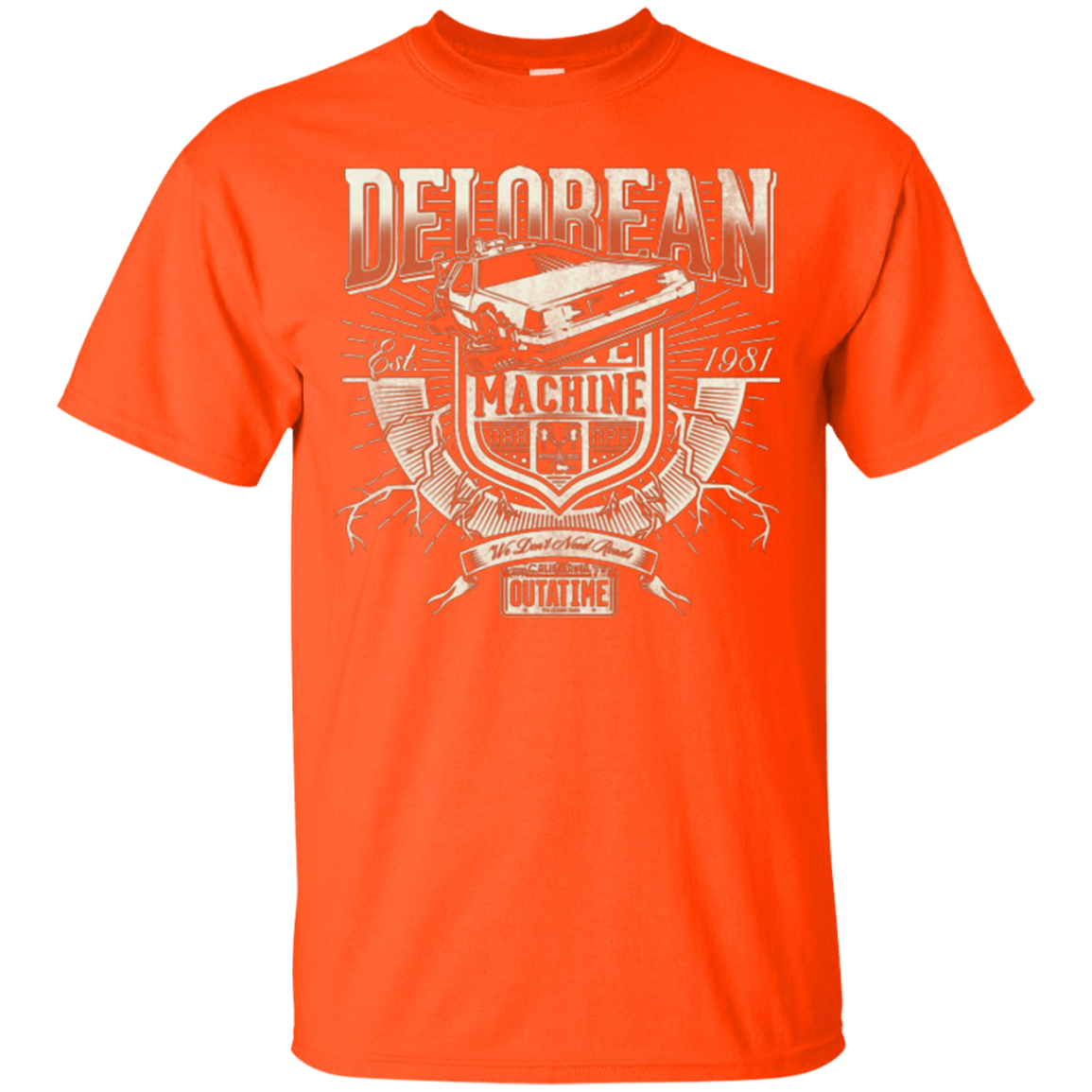 T-Shirts Orange / Small Outa Time T-Shirt