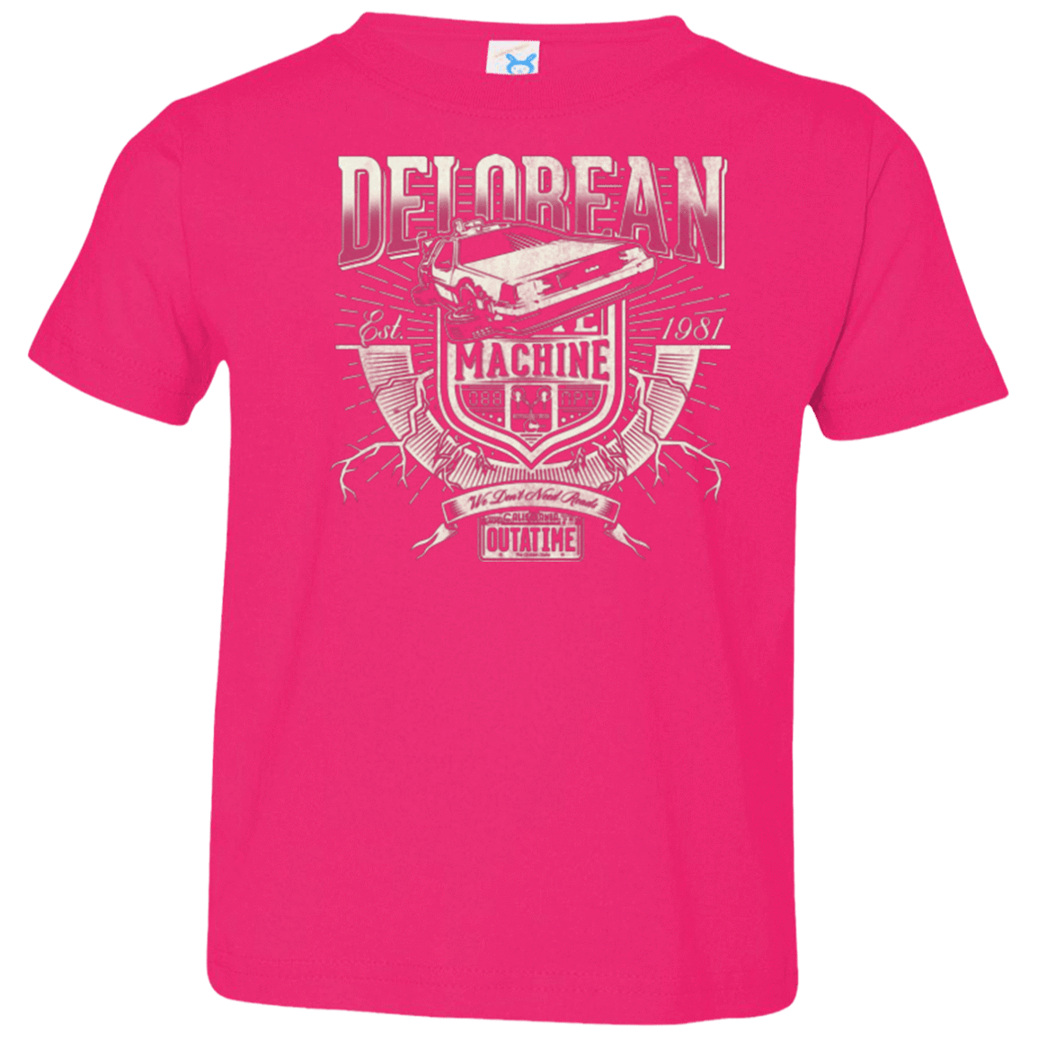 T-Shirts Hot Pink / 2T Outa Time Toddler Premium T-Shirt