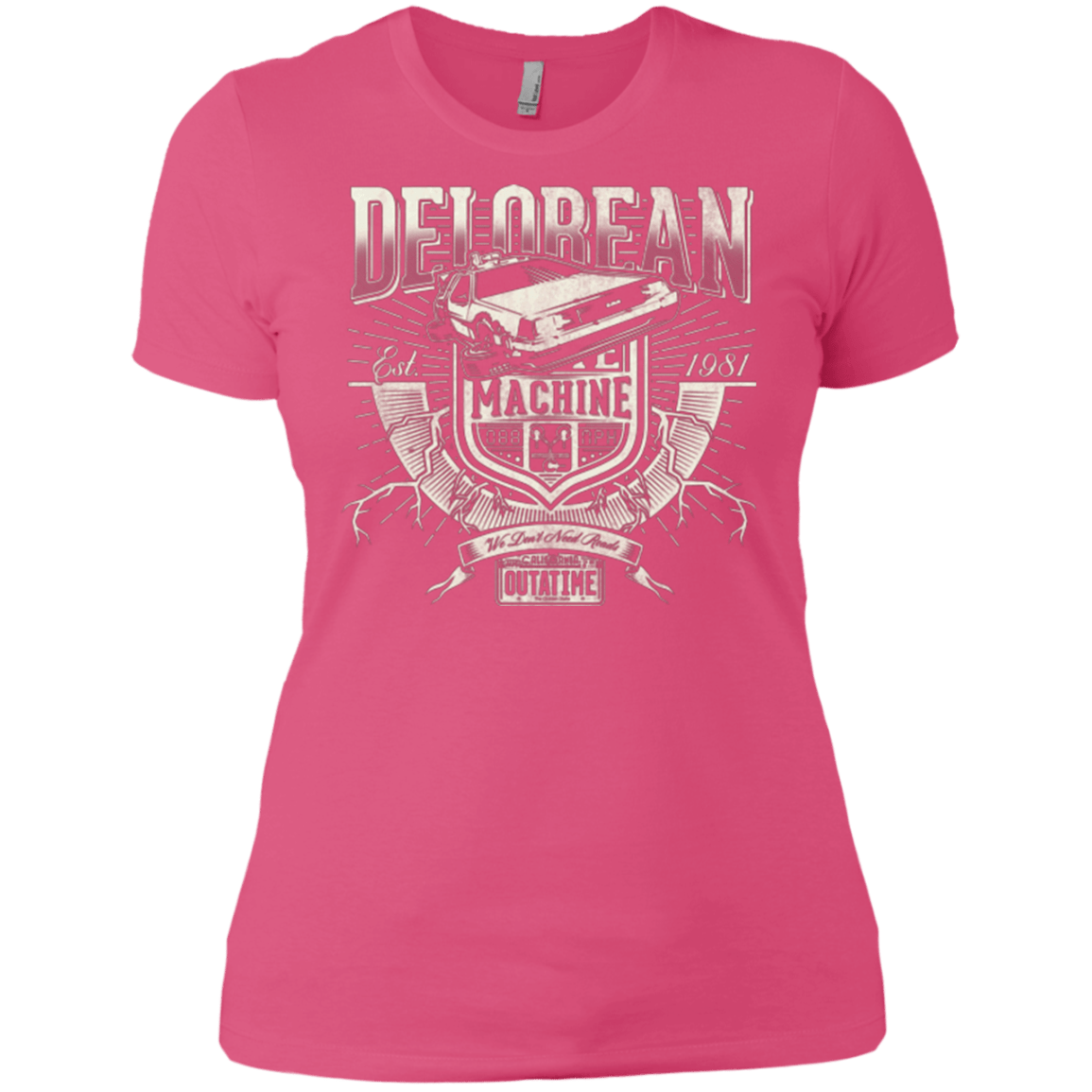 T-Shirts Hot Pink / X-Small Outa Time Women's Premium T-Shirt