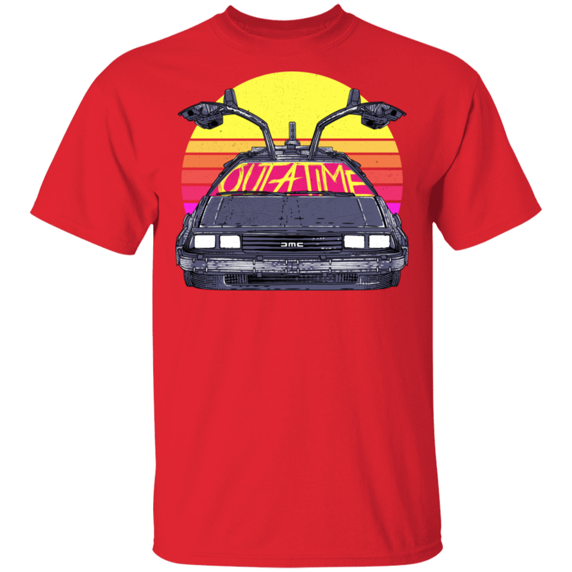 T-Shirts Red / S Outatime In The 80s T-Shirt