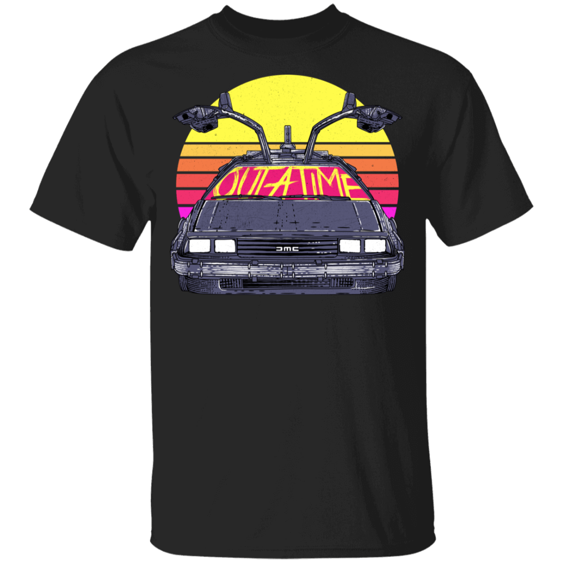 T-Shirts Black / YXS Outatime In The 80s Youth T-Shirt