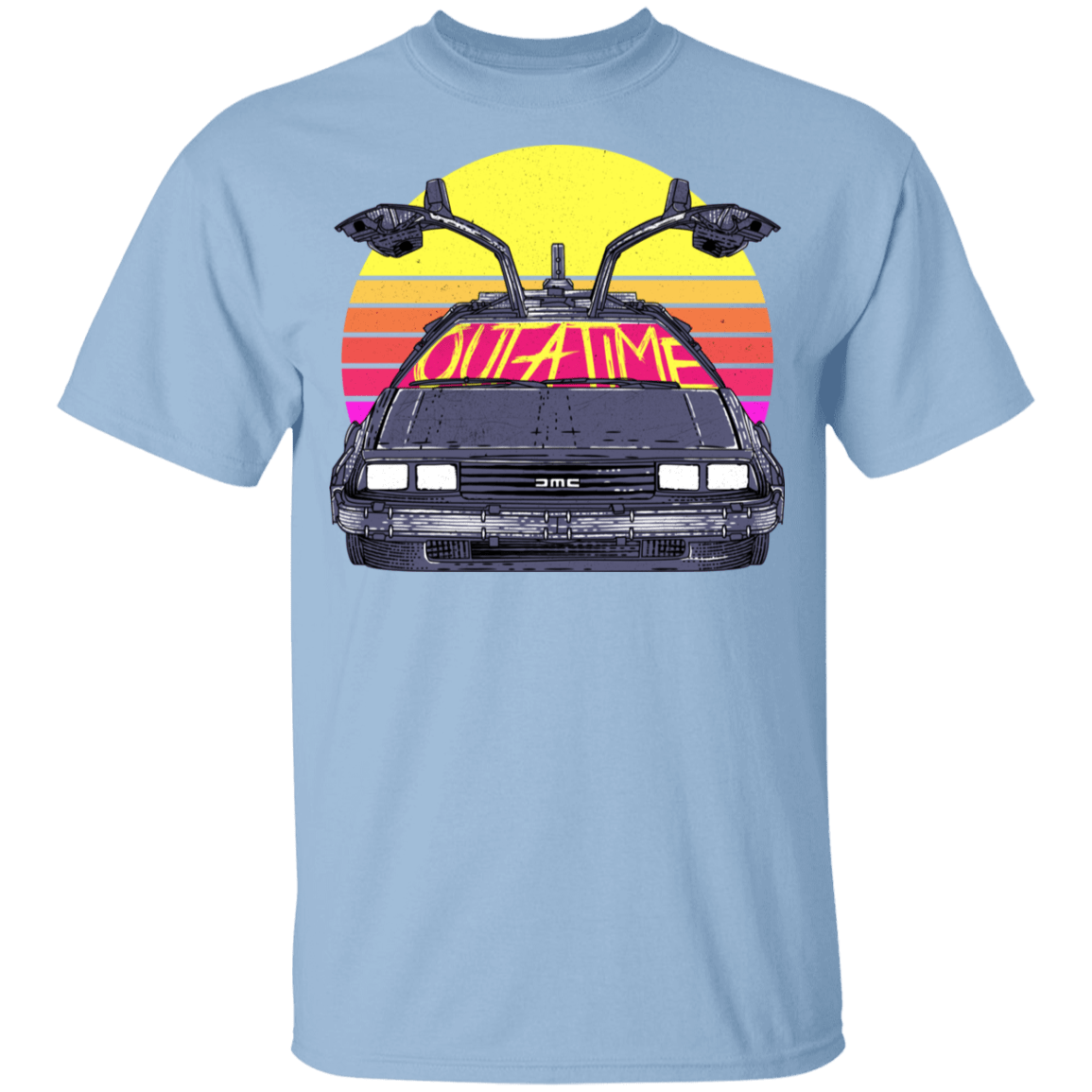 T-Shirts Light Blue / YXS Outatime In The 80s Youth T-Shirt