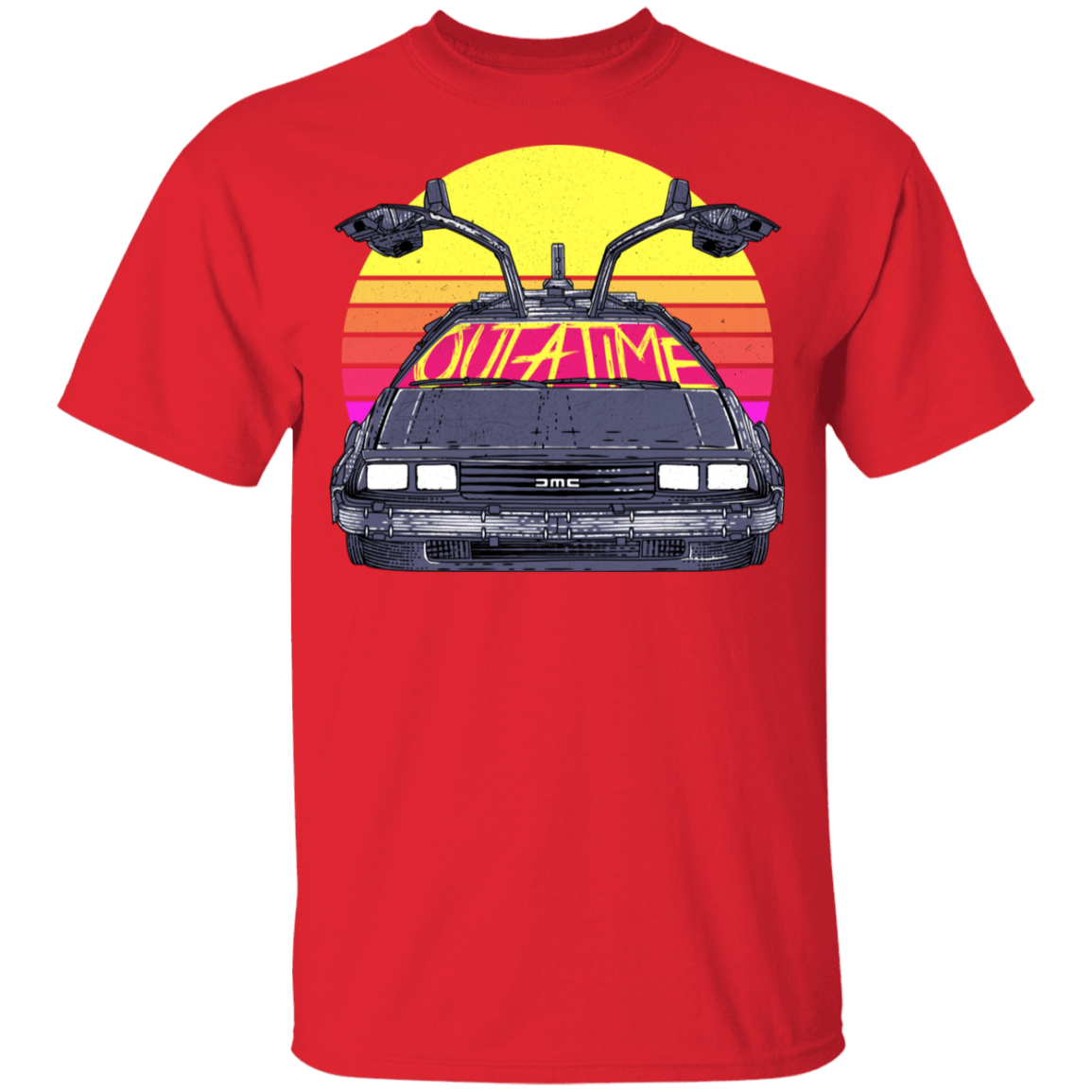 T-Shirts Red / YXS Outatime In The 80s Youth T-Shirt
