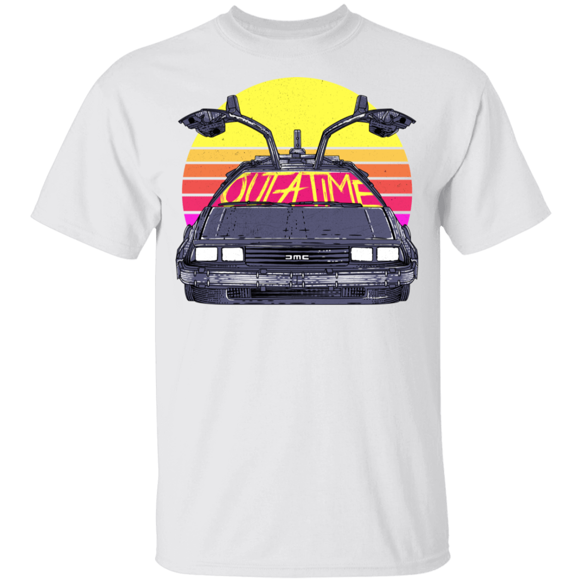 T-Shirts White / YXS Outatime In The 80s Youth T-Shirt