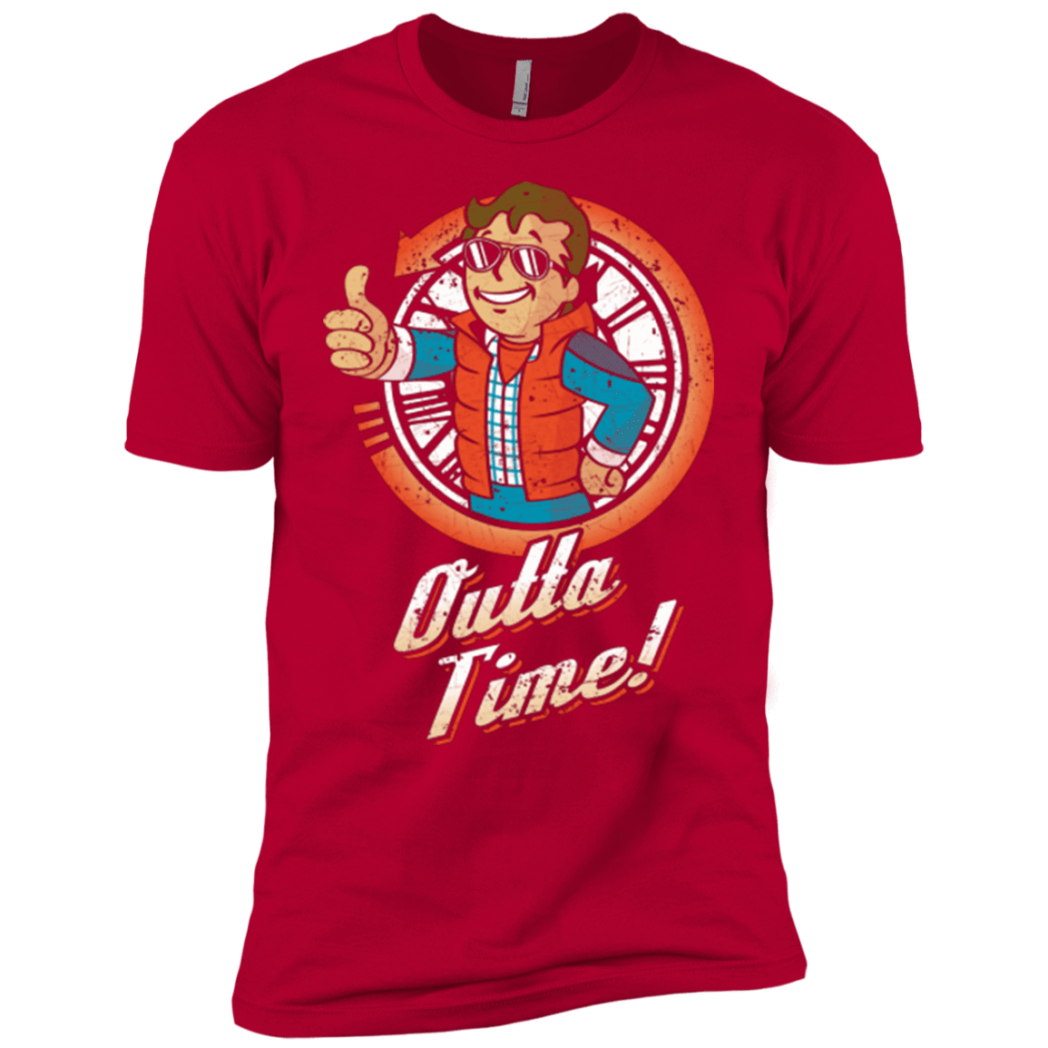 T-Shirts Red / YXS Outta Time Boys Premium T-Shirt