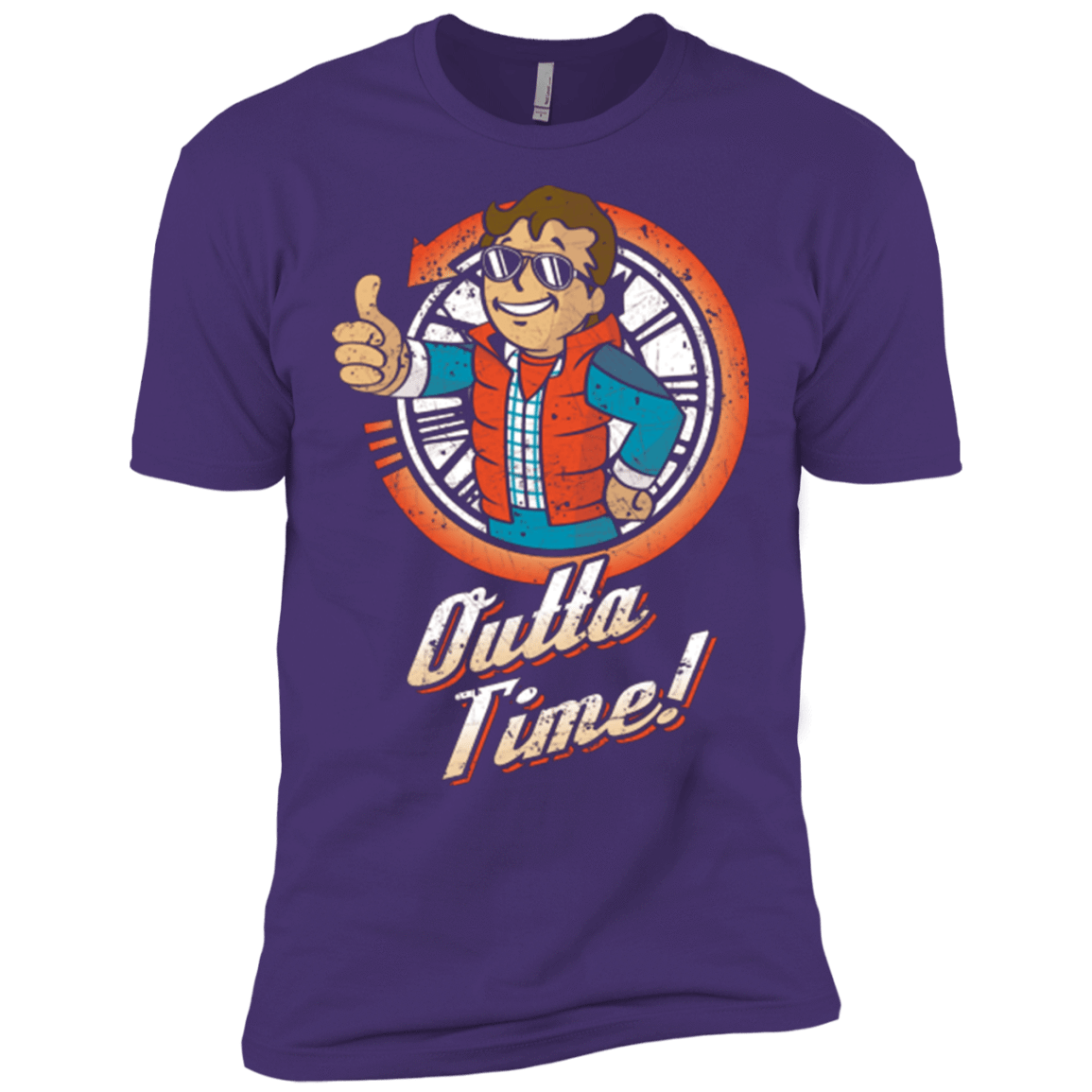 T-Shirts Purple / X-Small Outta Time Men's Premium T-Shirt