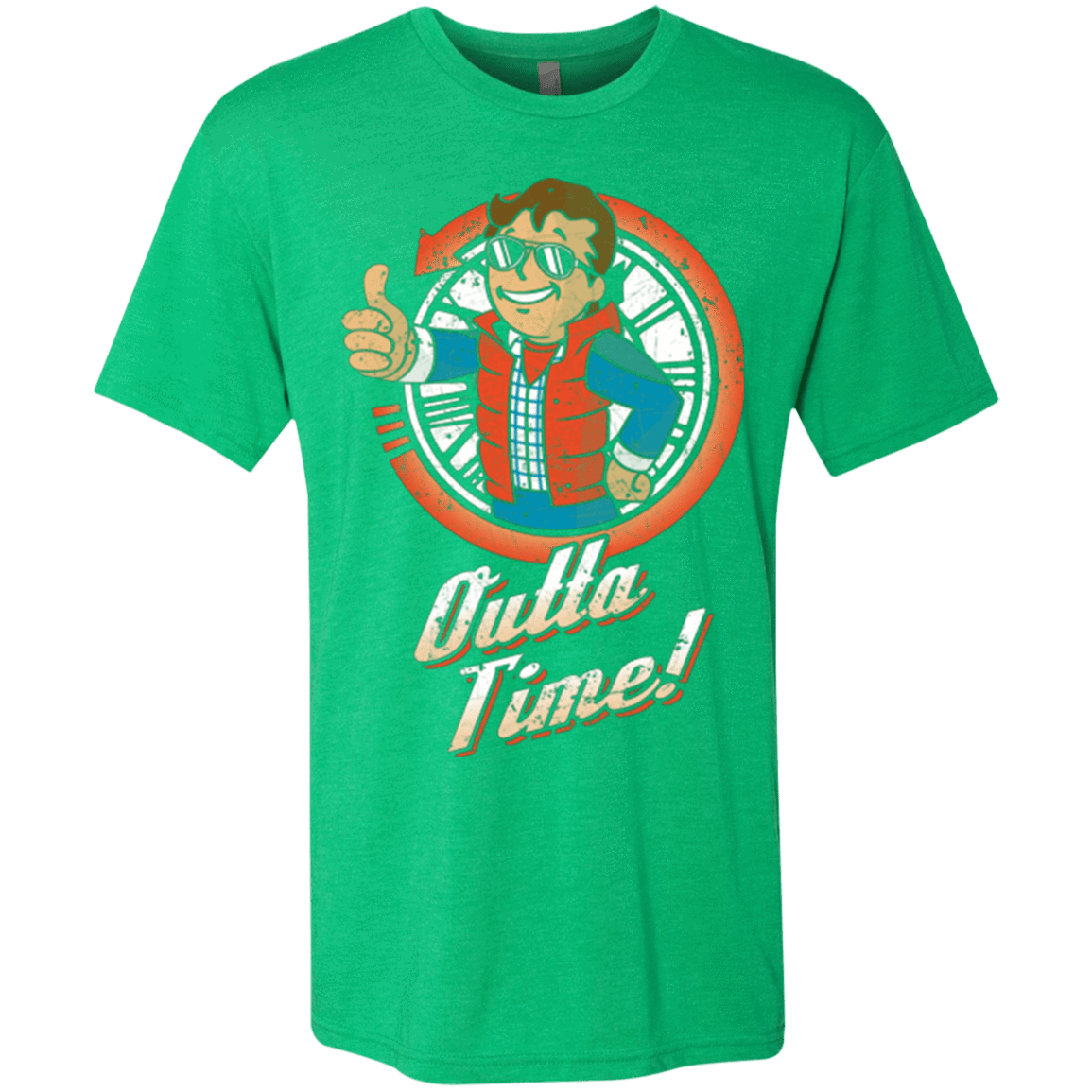T-Shirts Envy / Small Outta Time Men's Triblend T-Shirt