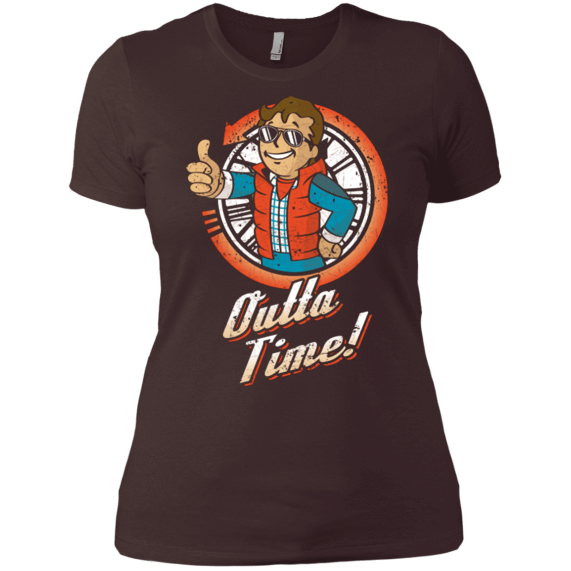 T-Shirts Dark Chocolate / X-Small Outta Time Women's Premium T-Shirt