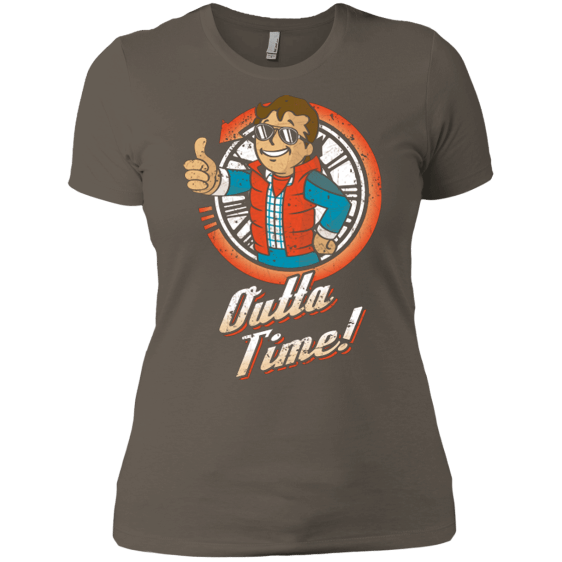 T-Shirts Warm Grey / X-Small Outta Time Women's Premium T-Shirt