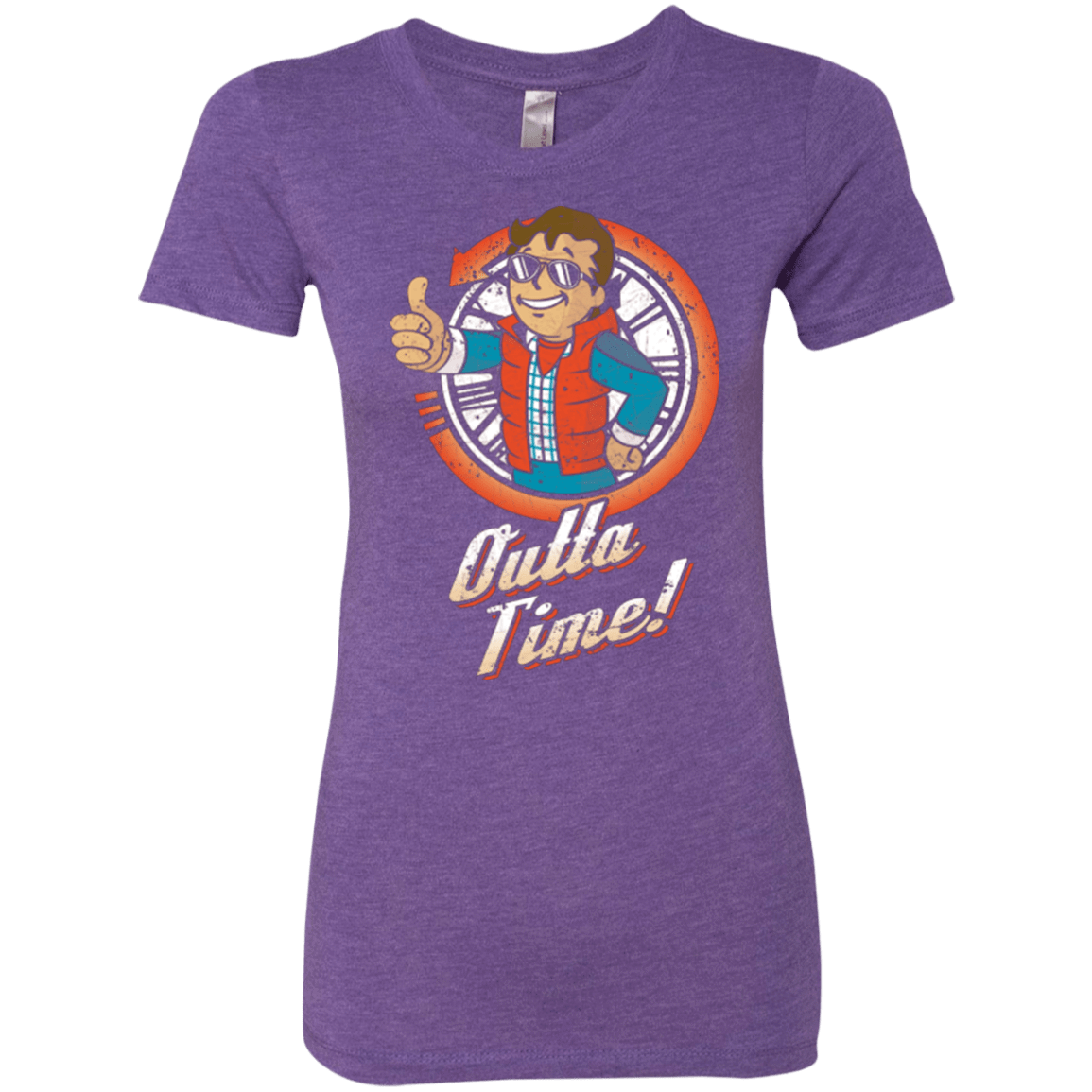 T-Shirts Purple Rush / Small Outta Time Women's Triblend T-Shirt