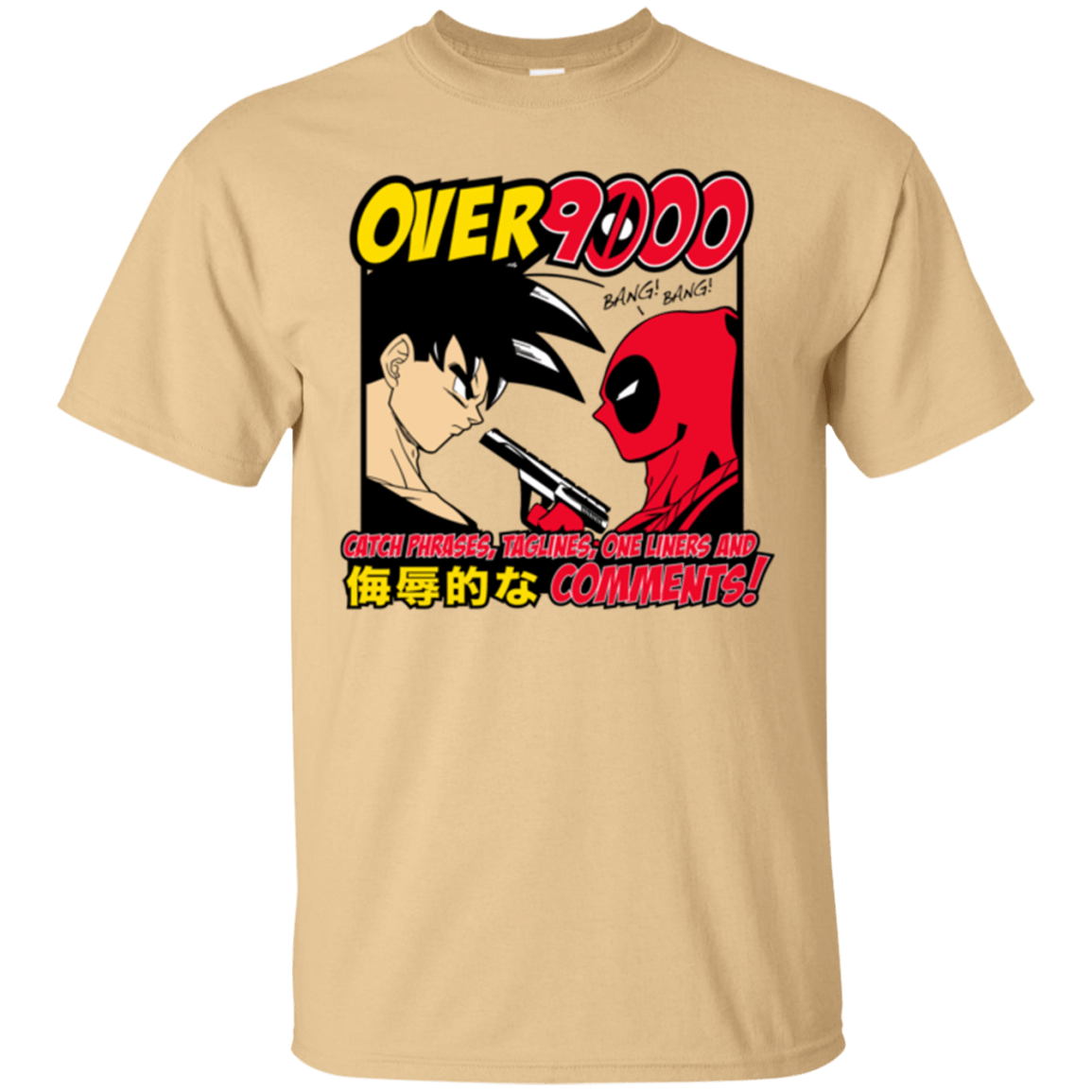 T-Shirts Vegas Gold / Small Over 9000 T-Shirt