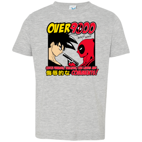 T-Shirts Heather / 2T Over 9000 Toddler Premium T-Shirt