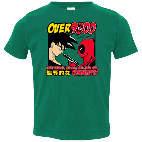 T-Shirts Kelly / 2T Over 9000 Toddler Premium T-Shirt