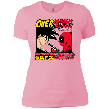 T-Shirts Light Pink / X-Small Over 9000 Women's Premium T-Shirt