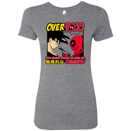 T-Shirts Premium Heather / Small Over 9000 Women's Triblend T-Shirt