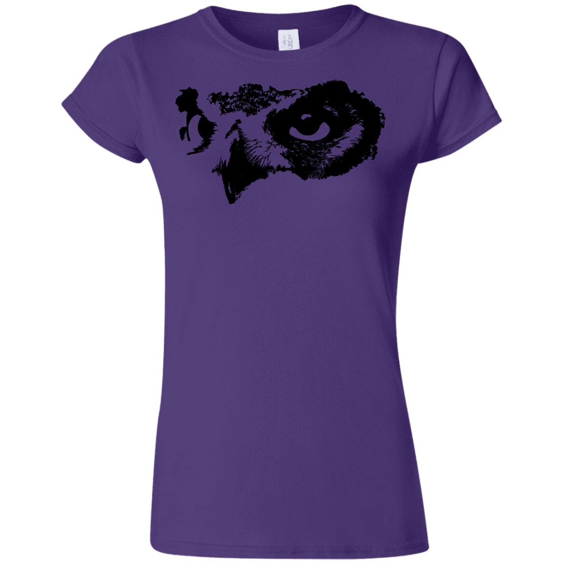 T-Shirts Purple / S Owl Eyes Junior Slimmer-Fit T-Shirt