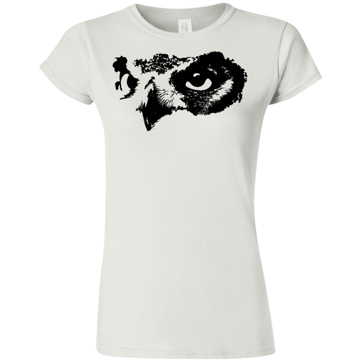 T-Shirts White / S Owl Eyes Junior Slimmer-Fit T-Shirt