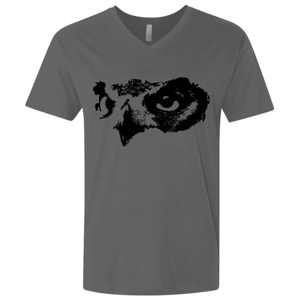 T-Shirts Heavy Metal / X-Small Owl Eyes Men's Premium V-Neck