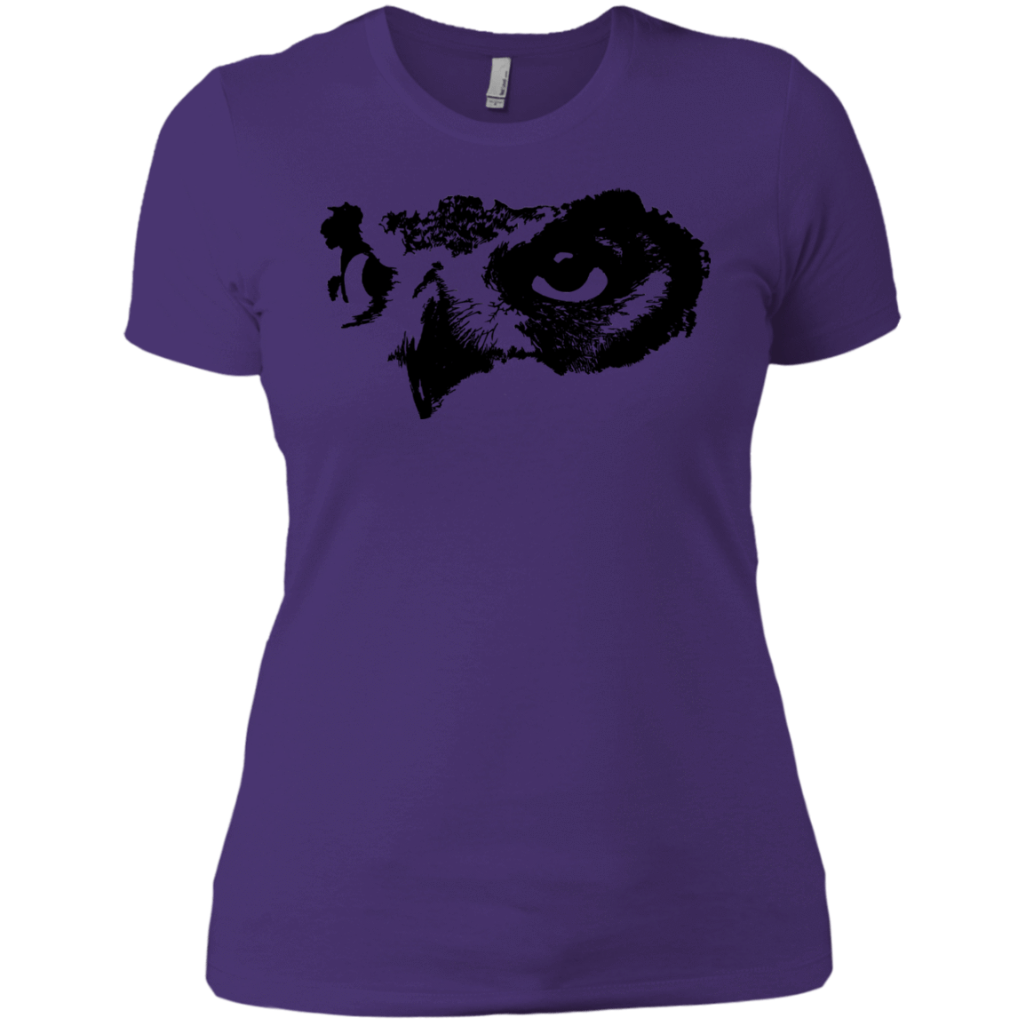 T-Shirts Purple Rush/ / X-Small Owl Eyes Women's Premium T-Shirt