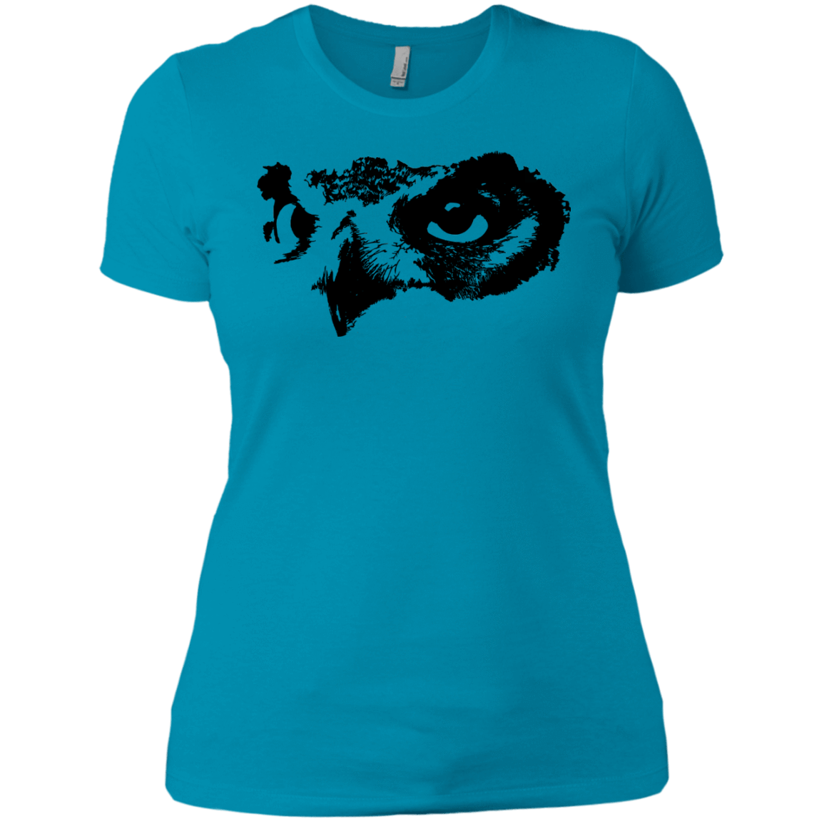 T-Shirts Turquoise / X-Small Owl Eyes Women's Premium T-Shirt