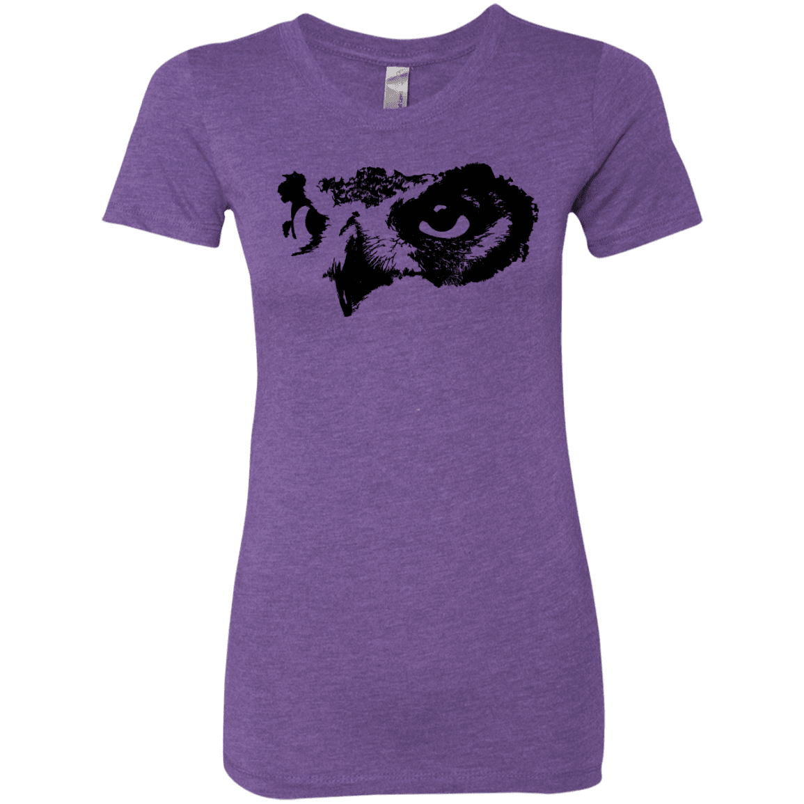 T-Shirts Purple Rush / S Owl Eyes Women's Triblend T-Shirt