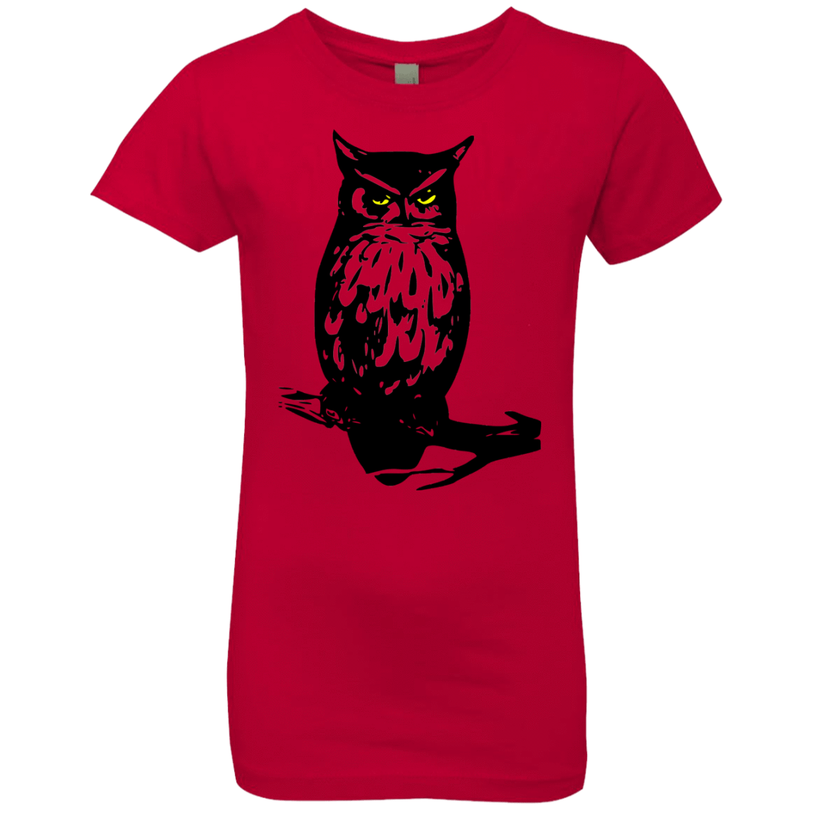 T-Shirts Red / YXS Owl Portrait Girls Premium T-Shirt