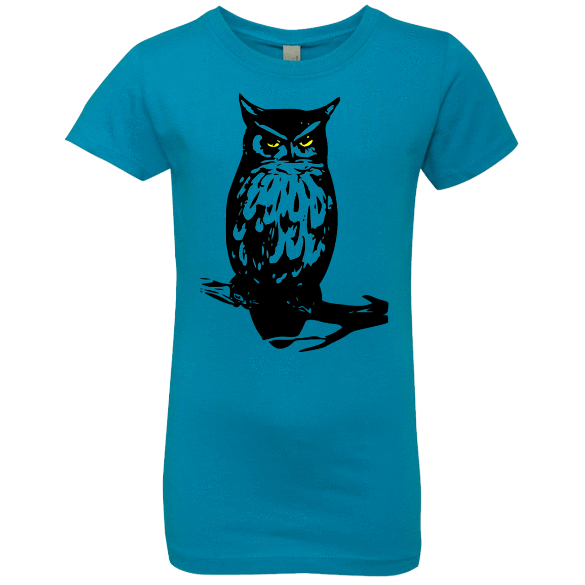 T-Shirts Turquoise / YXS Owl Portrait Girls Premium T-Shirt