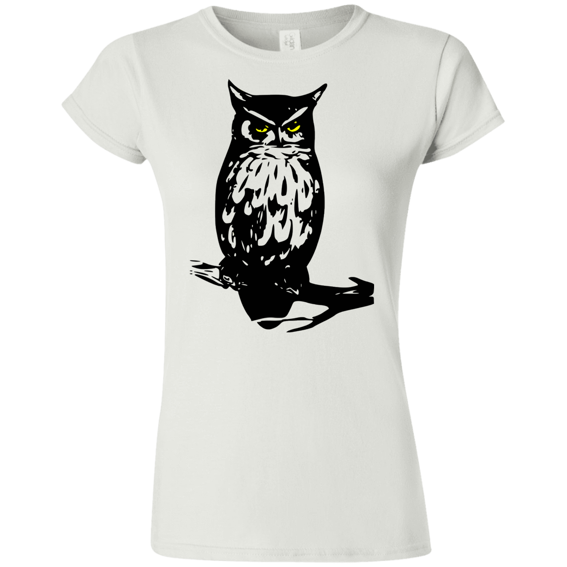 T-Shirts White / S Owl Portrait Junior Slimmer-Fit T-Shirt